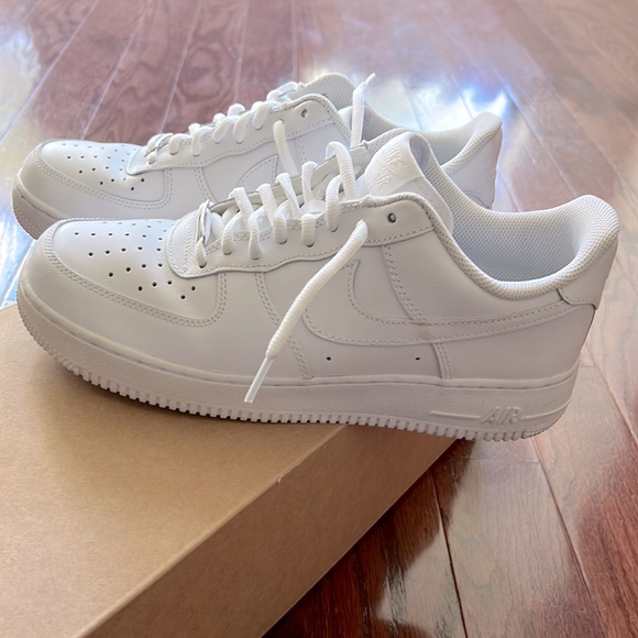 Nike Shoes - Women’s Nike Air Force 1, white leather worn once size 10.5